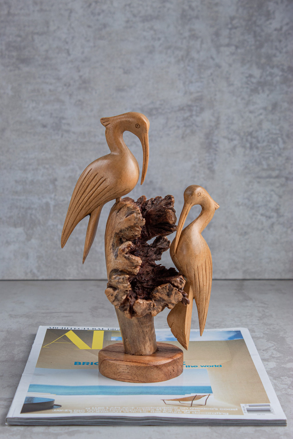 Heron Statue on Nest