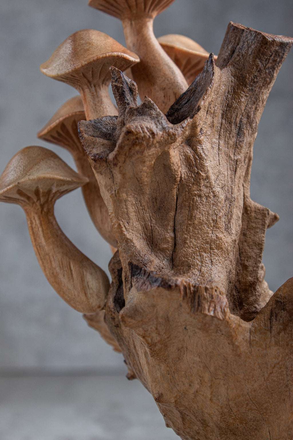 Wood Carving Mushroom