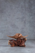 Wood Stingray Sculpture