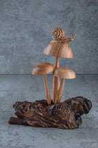 Snail on Mushroom