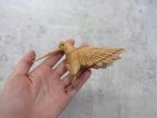 Hand-carved Hummingbird Pair Sculpture