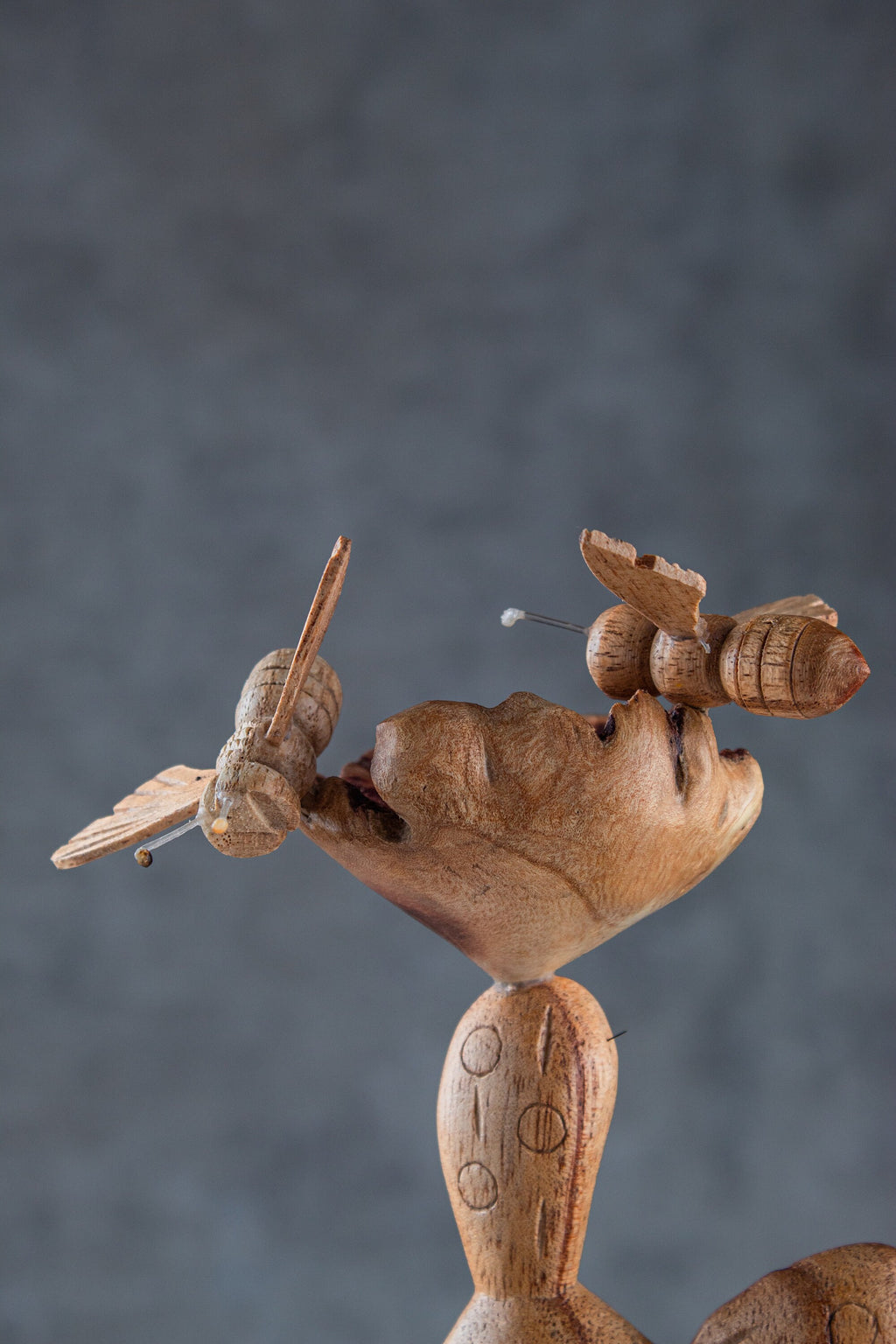 Cactus Bee Sculpture: (12 inch)