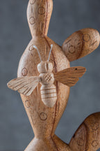 Cactus Bee Sculpture: (12 inch)