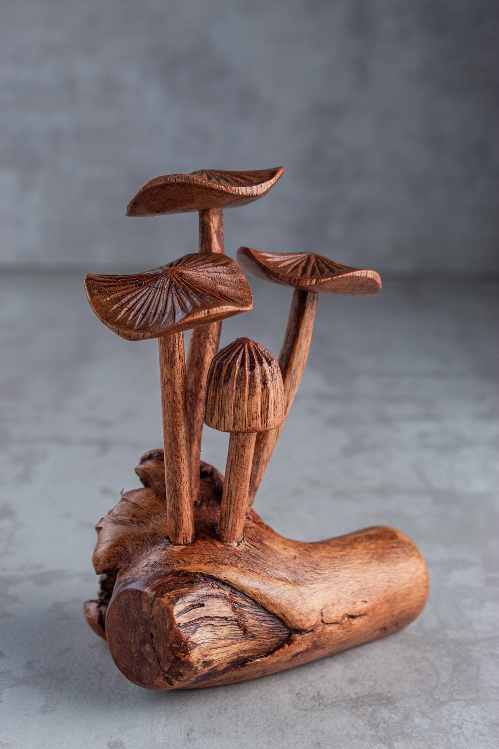 Mushroom 5" Wooden Sculpture