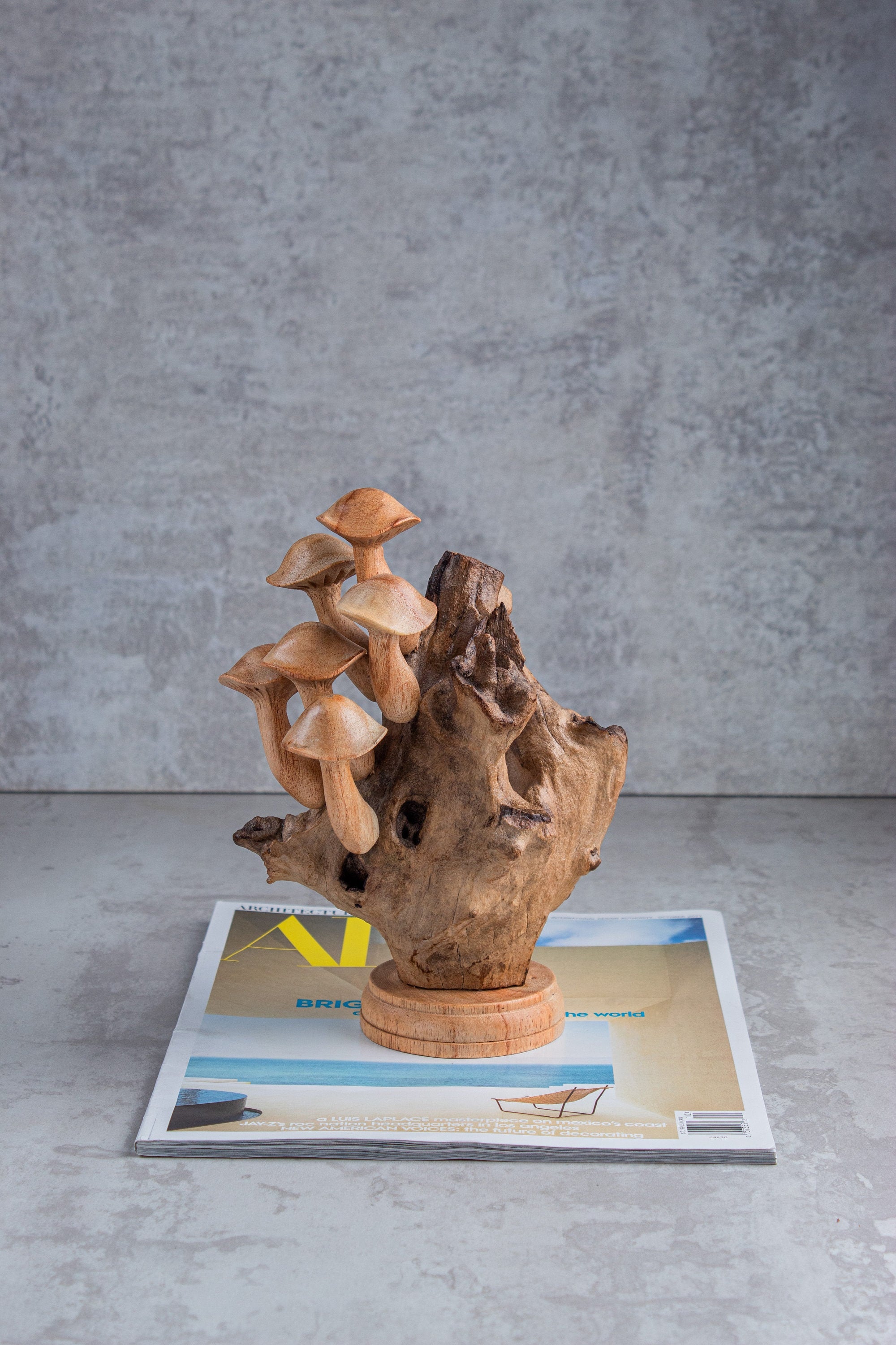 Wood Carving Mushroom