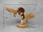 Hand-carved Hummingbird Pair Sculpture