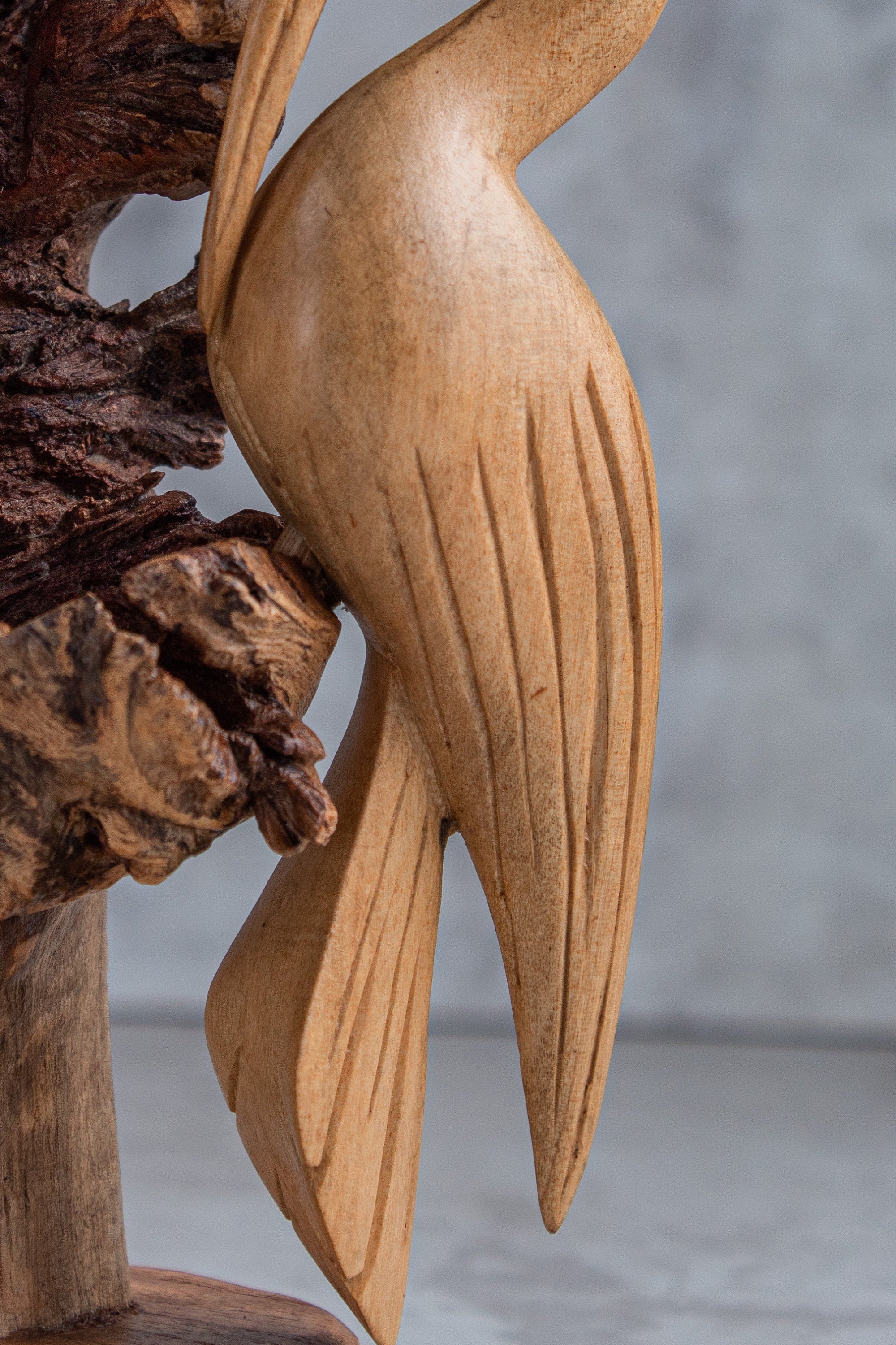 Heron Statue on Nest