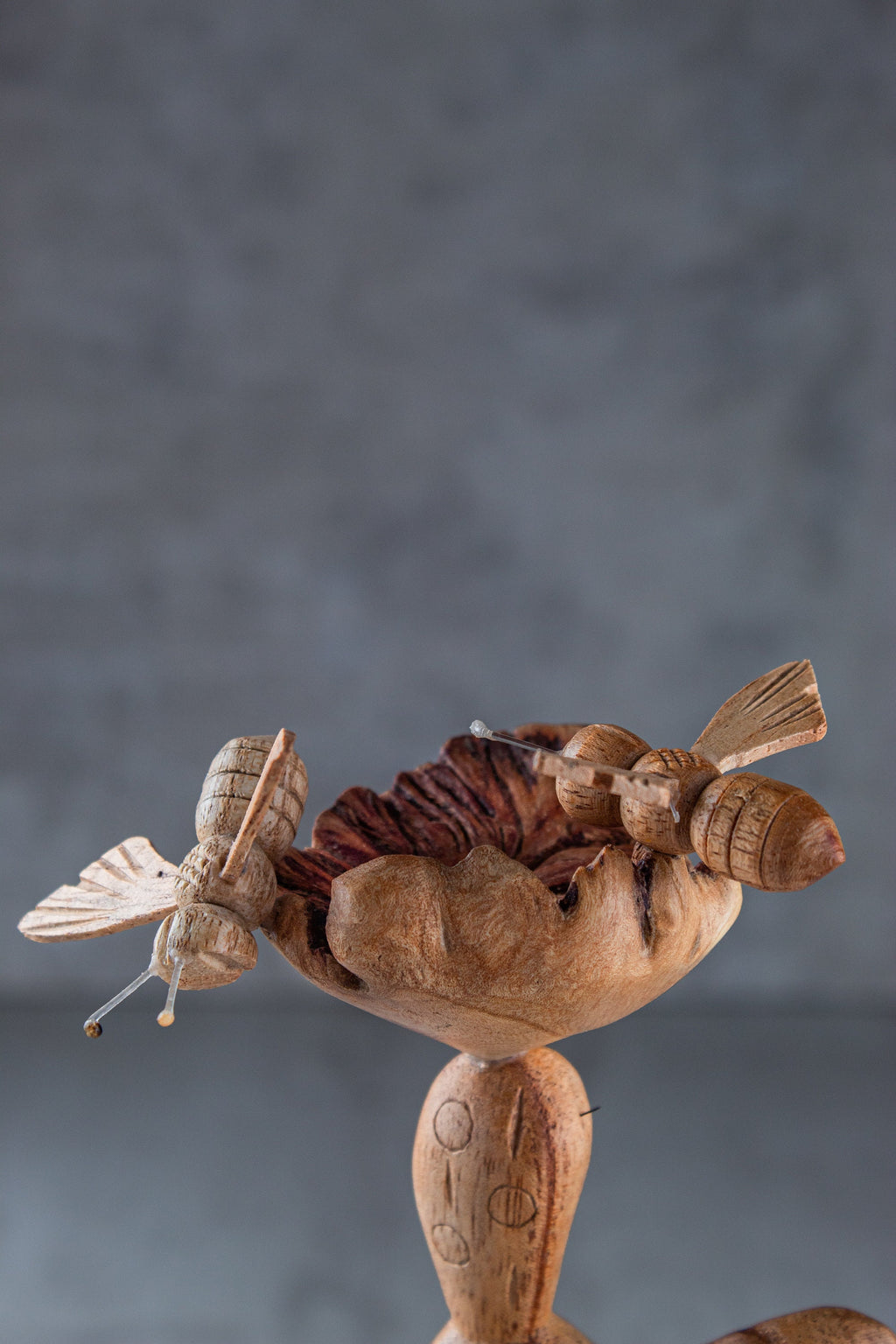Cactus Bee Sculpture: (12 inch)