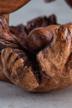 Birds on Nest Sculpture