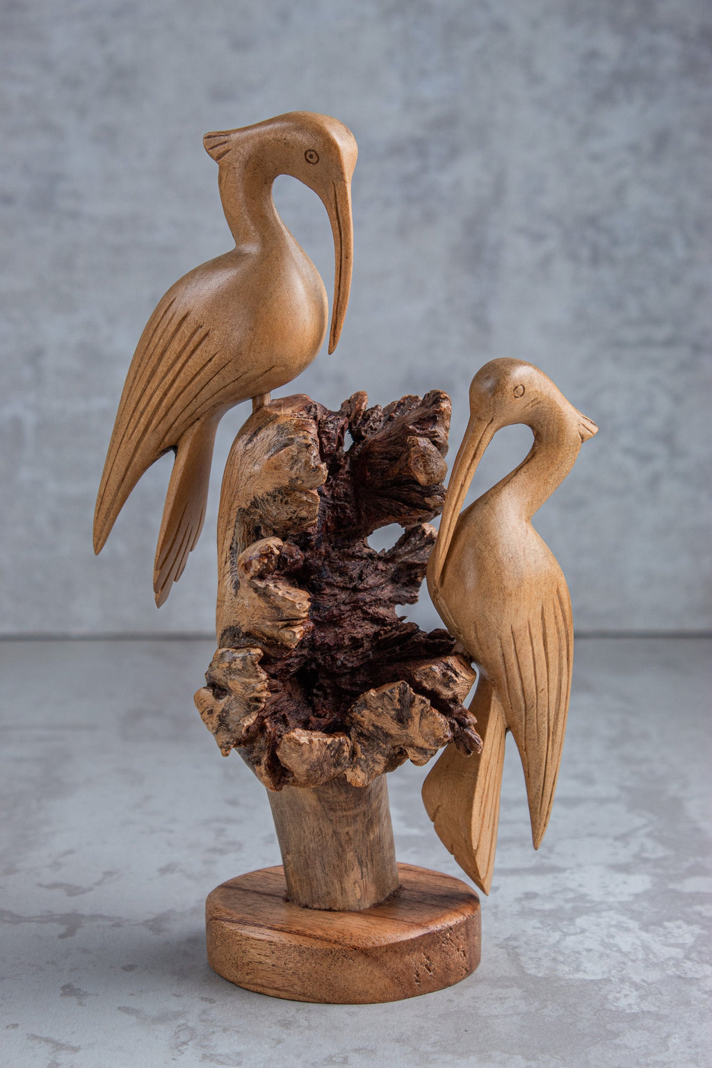 Heron Statue on Nest