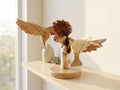 Hand-carved Hummingbird Pair Sculpture