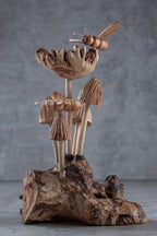 Handmade Bee and Flower