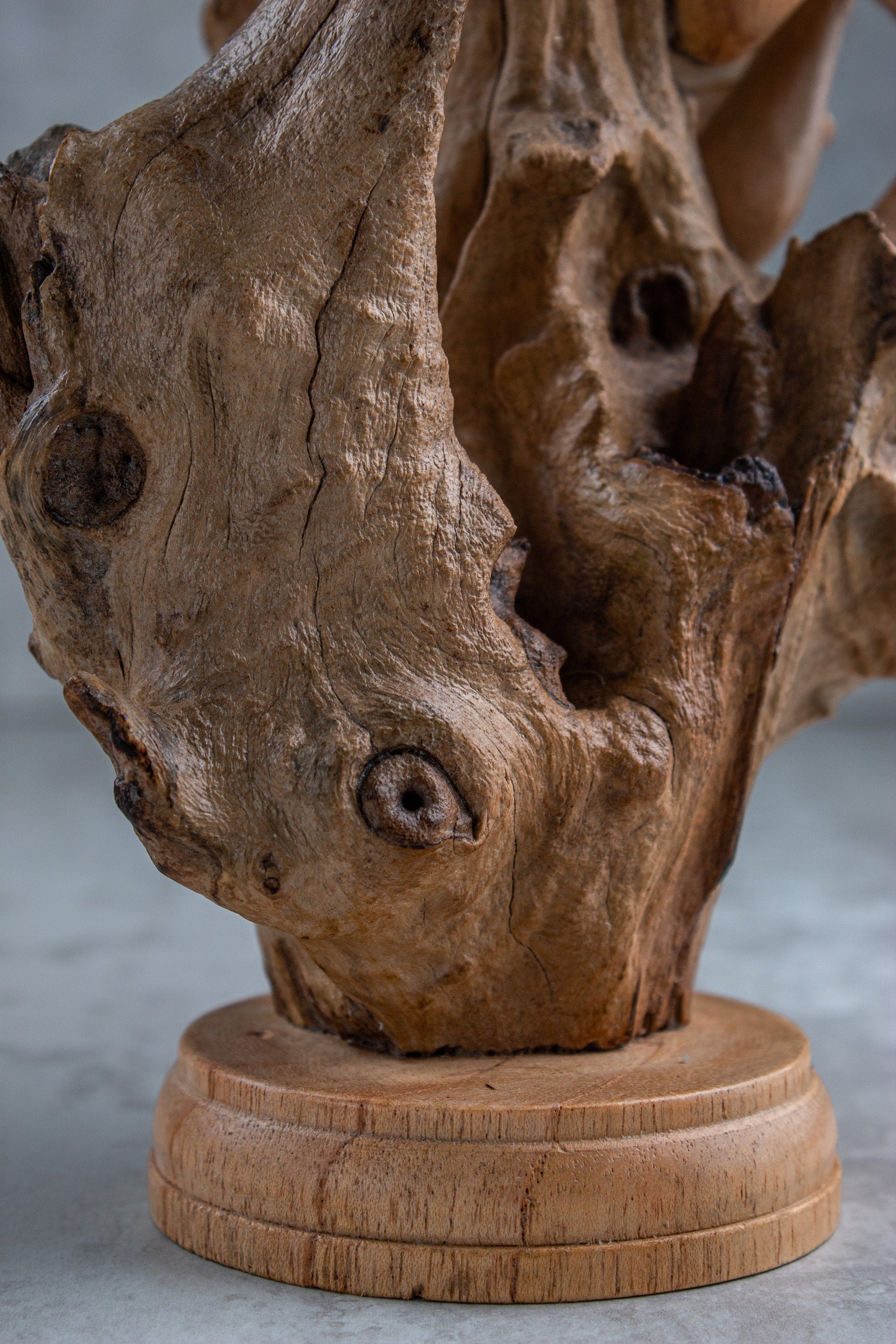 Wood Carving Mushroom